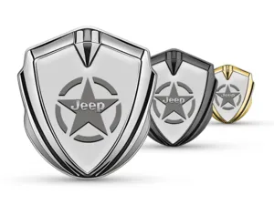 Jeep Cupolato Emblema Badge Disegno Sportivo Alta Gamma